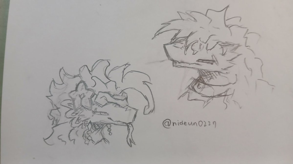 nideun0227's tweet photo. 낙서
바빠서 그림 못그린다고 해놓고 오히려 더 많이 그리고있어;; https://t.co/RyxxhYQGOM