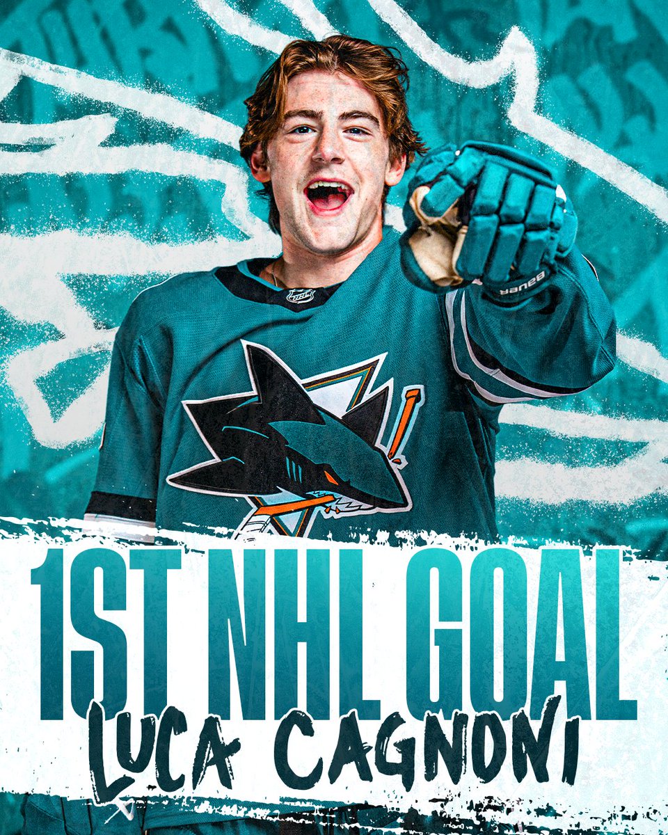 SanJoseSharks's tweet photo. Congrats on your first, Cags! 👏 https://t.co/yflYhkZlxi