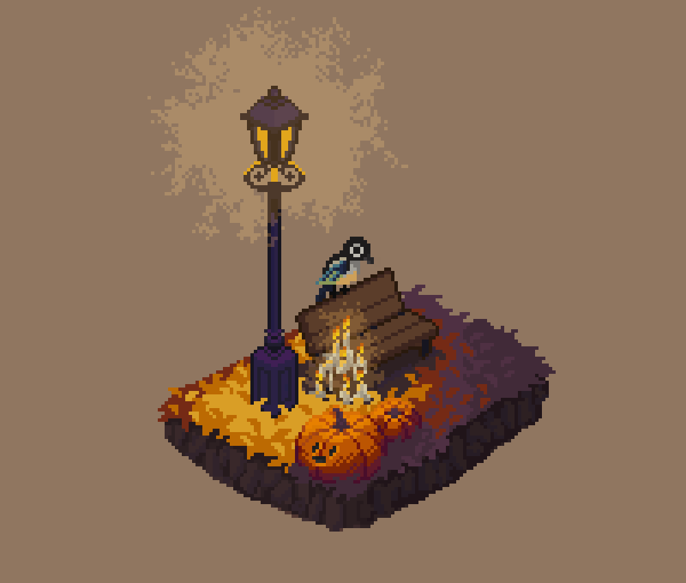 Fallwishe's tweet photo. It's the spooky season 🎃~
#pixelart https://t.co/8qA5GGufbV