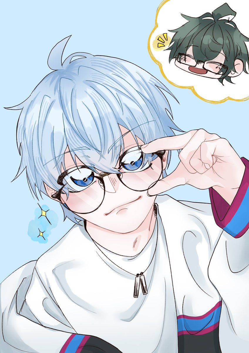 tatapo0909's tweet photo. お揃い👓
 #見るかもわからん https://t.co/oKJbcSSjXk