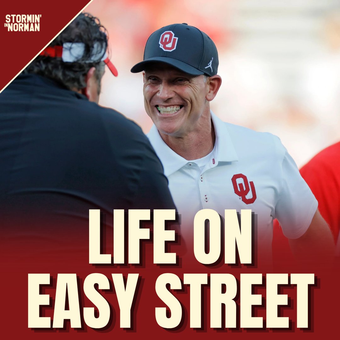 StorminInNorman's tweet photo. With a bye week to think hypothetically and the Sooners struggling, wanting to think about better days, a recent viral take prompted us to predict how much better OU's season would be with a Big 12 schedule.

🔗 https://t.co/bSVOC4e0EH https://t.co/dC36ouaEfJ