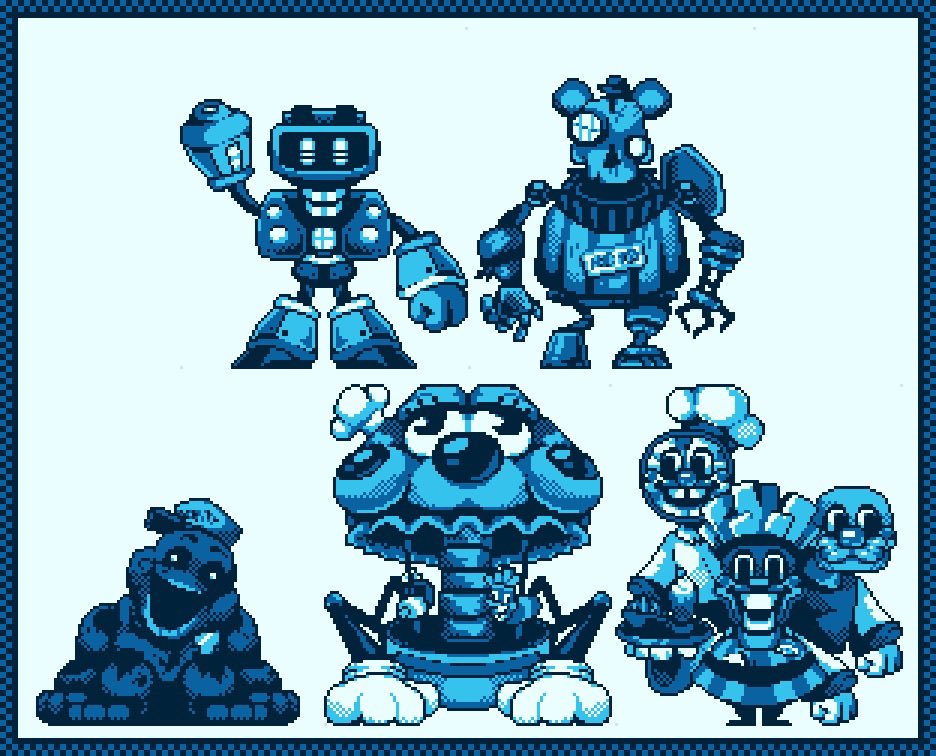 ThatSaladGal's tweet photo. Happy Frickbear Friday y’all! If you didn’t see, our TPRR x Frickbears 3 collab came out!  👀

I did a LOT of work for this update, so I’m making an update thread for the first time in a while!!  Starting with the TPRR salvage sprites!

(1/6)

[ #Frickbears3 #TPRR #Roblox #Fnaf ] https://t.co/whD42fcy57