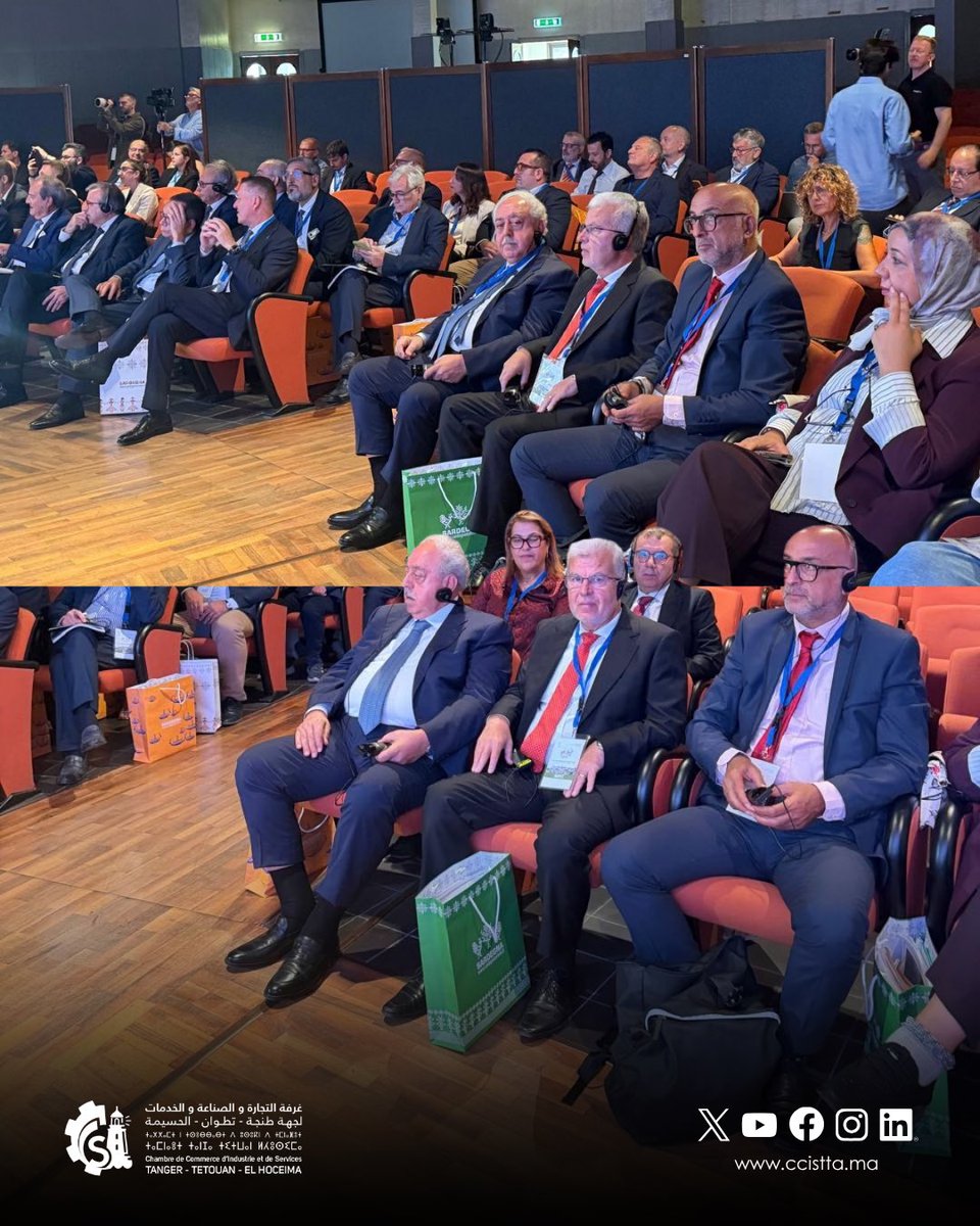 CCISTTA's tweet photo. وفد غرفة التجارة والصناعة والخدمات لجهة طنجة-تطوان-الحسيمة يشارك في منتدى MEDA City 2026 بكالياري
تعزيز التعاون الاقتصادي واستشراف فرص الاستثمار في منطقة المتوسط https://t.co/At2iya8Mmx