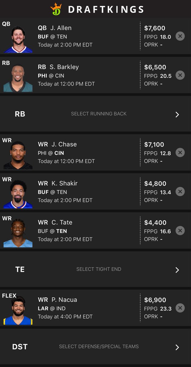LOCKSandCHALKS's tweet photo. A couple ideas for The Madden 27 sims on @draftkings hosted by @twitch coming up here at 12 est.
If anyone needs free discord access just shoot me a DM! โ
๐ค๐๐จ๐ป
#dfs #lineups #draftkings #picks #core #plays #nfl #madden #maddensim #pros https://t.co/R54iVqGY8Q