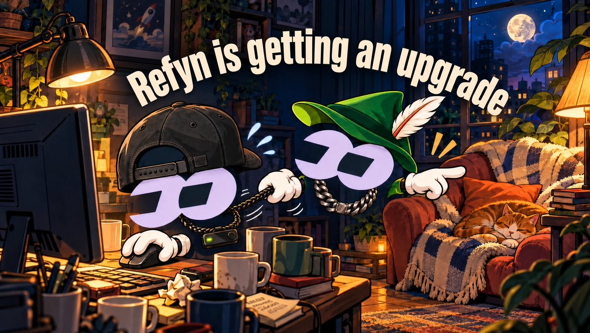 Refynxyz's tweet photo. REFYN is getting an upgrade soon. 

Can you guess what it is?

Turn on post notifications. 🔔 https://t.co/kgDn441zk9