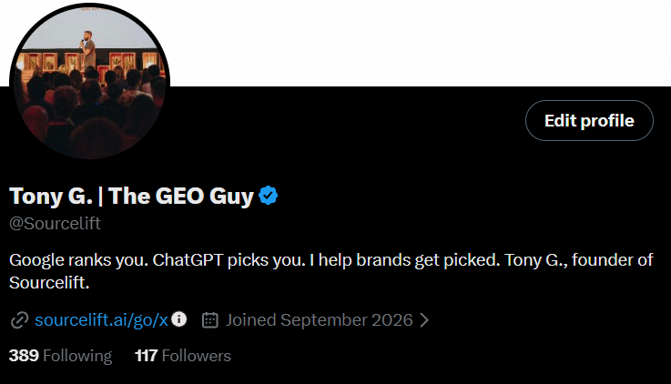 Sourcelift's tweet photo. 14 → 117 followers in 8 days, just from replying early to bigger accounts.

Honest question: does X actually boost "milestone" posts or is that a myth?

Let's find out with this one. https://t.co/1PVj7SyBKY