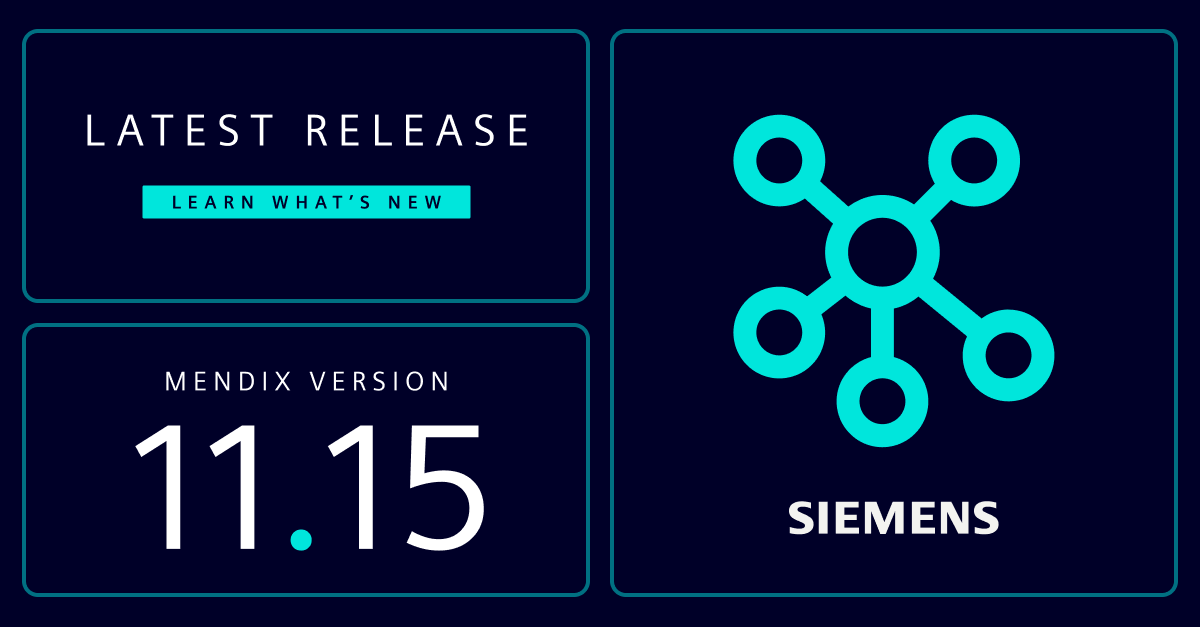 Mendix's tweet photo. Mendix 11.15 is live! AI agents, cleaner microflows, and smarter workflows await. Your next build just got a whole lot easier. 👇

https://t.co/hbROhMTid5 https://t.co/zLH49Pjbwp