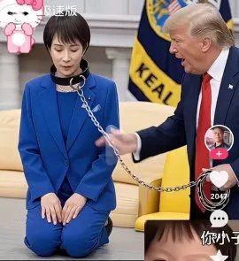 7891ptj0's tweet photo. @GDnzE9gRqt73014 你们的高是早苗只是个傀儡而已，真正的背后统治者是特朗普😂😂😂😂，你们是第一个被其他国家驻军的国家😂😂，服务好你的美国爹，不然又要挨电了😂😂 https://t.co/vOAdXAo6PN
