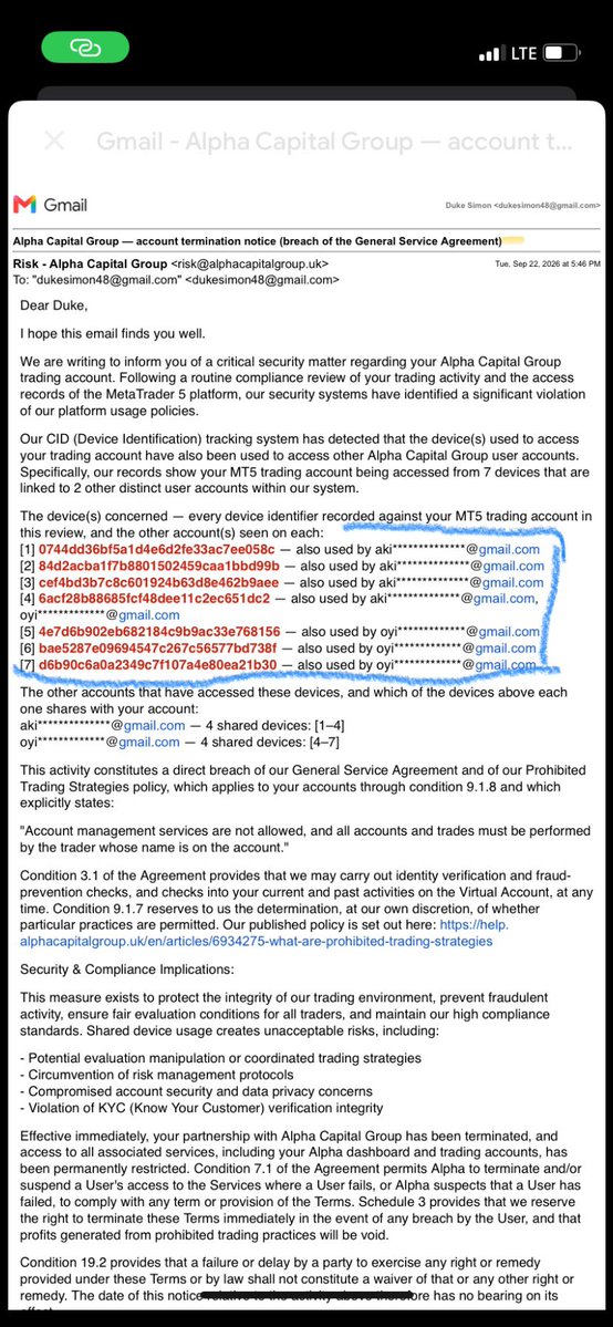 Dukesimon_'s tweet photo. @Ye_FTM ACG banned me less than a week after funded with a 100k account,I have never shared my device with anyone…
It will be really nice to start the month on a good note with such opportunity @Ye_FTM https://t.co/I45I4thL0I