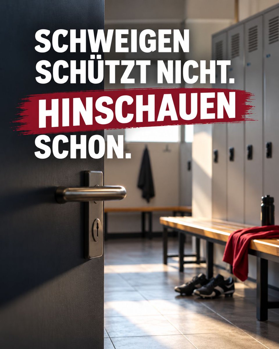 FFC_N's tweet photo. Schweigen schützt nicht. Hinschauen schon ‼️ 
Aktuelle Ereignisse im Fußball nehmen wir zum Anlass, ein Thema anzusprechen, das uns als Verein sehr wichtig ist: der Schutz unserer Spielerinnen.

👉️ Bericht: https://t.co/0pWGtiBUxq https://t.co/uImEBtJLPH