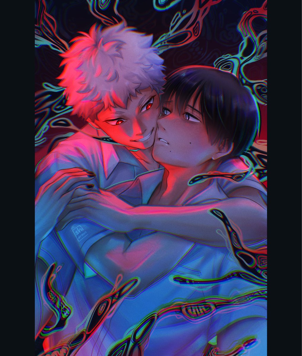 ohshidrawsnew's tweet photo. In love with a monster 🌀😈 #thesummerhikarudied https://t.co/fERN2OMWpa