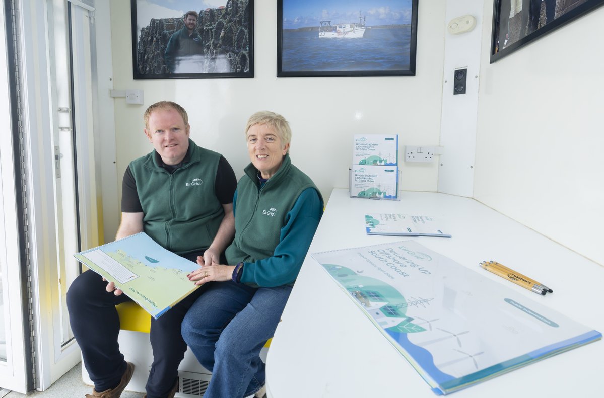 EirGrid's tweet photo. ๐ Join EirGridโs online webinar on offshore wind on the South Coast. Hear from the project team & have your say on Irelandโs electricity future.
๐๏ธ8 Oct | 7pm | Online
โน๏ธRegister here: https://t.co/LCMPMWI1bx
#PoweringUpOffshore #OffshoreWind #SouthCoast #Wexford #Waterford https://t.co/LgIY73NHuq