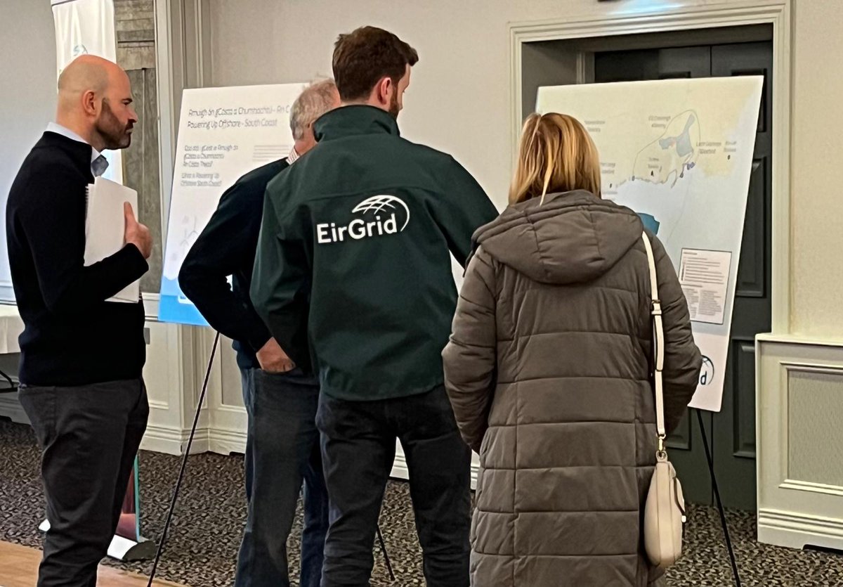 EirGrid's tweet photo. ๐ Join EirGridโs online webinar on offshore wind on the South Coast. Hear from the project team & have your say on Irelandโs electricity future.
๐๏ธ8 Oct | 7pm | Online
โน๏ธRegister here: https://t.co/LCMPMWI1bx
#PoweringUpOffshore #OffshoreWind #SouthCoast #Wexford #Waterford https://t.co/LgIY73NHuq