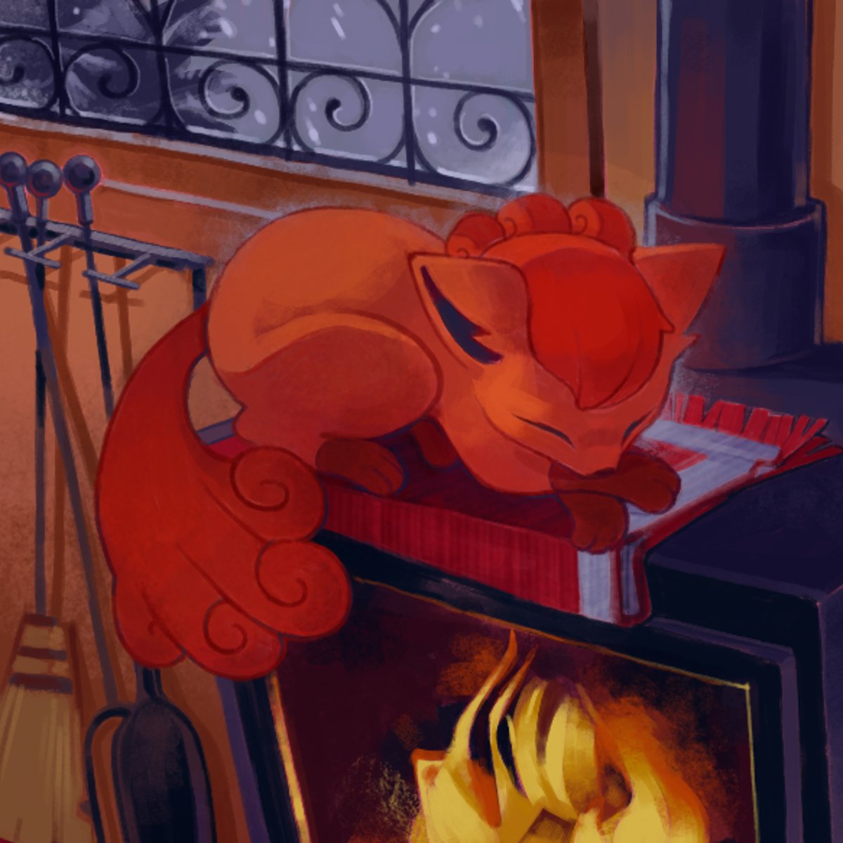 gigaegg2's tweet photo. i'm very glad you all liked my last post ❤️here's vulpix https://t.co/MSeTKuofI1