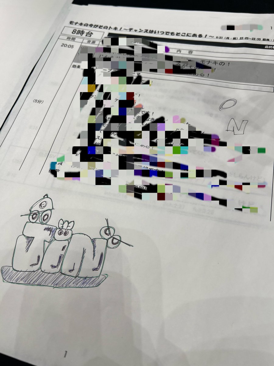 CRcrownland's tweet photo. #モナキの今がそのトキ

終わったあとのじんの手元にあった紙。 https://t.co/hCAmpW3Wre