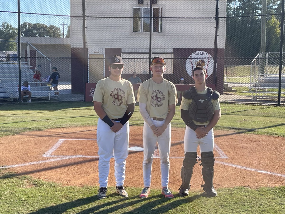 diamondprospect's tweet photo. DP GRH Week 6: Sr Jackets from Buford HS. Ready to play ball. Colt Funderburk, Trenton Budd, Jax Laney. https://t.co/NTlfs0uFQb