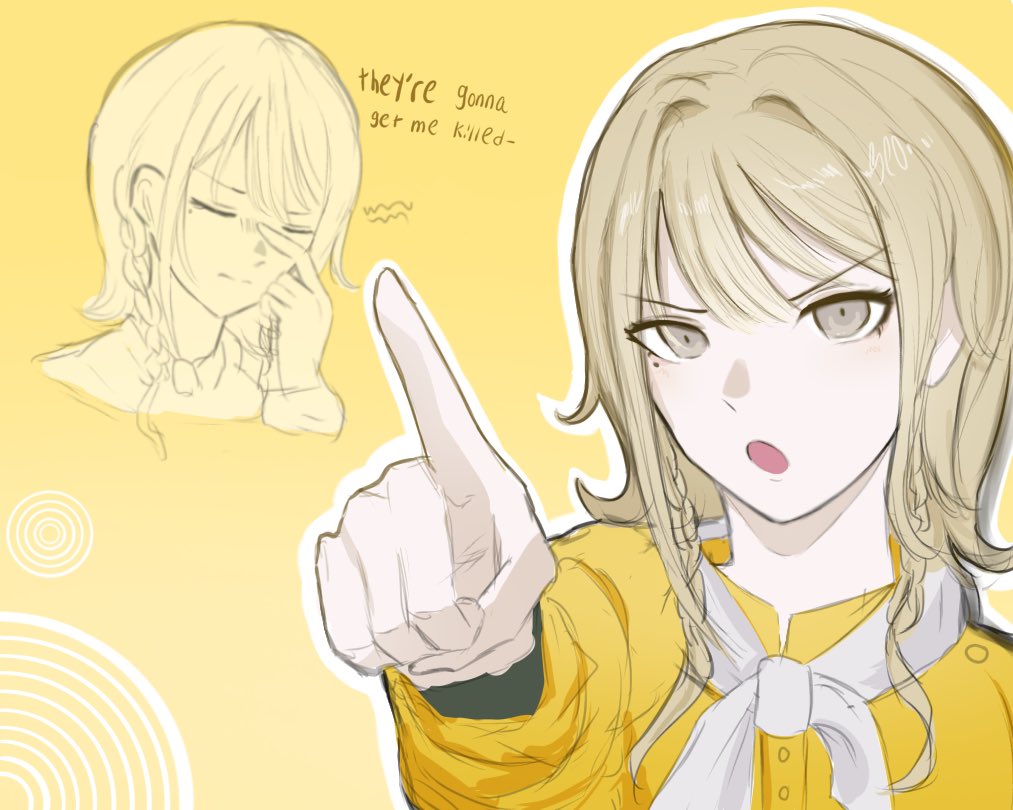 Se0o01's tweet photo. John’s actually so cute 😭😭 #danganronpa https://t.co/z7H6U37RNN