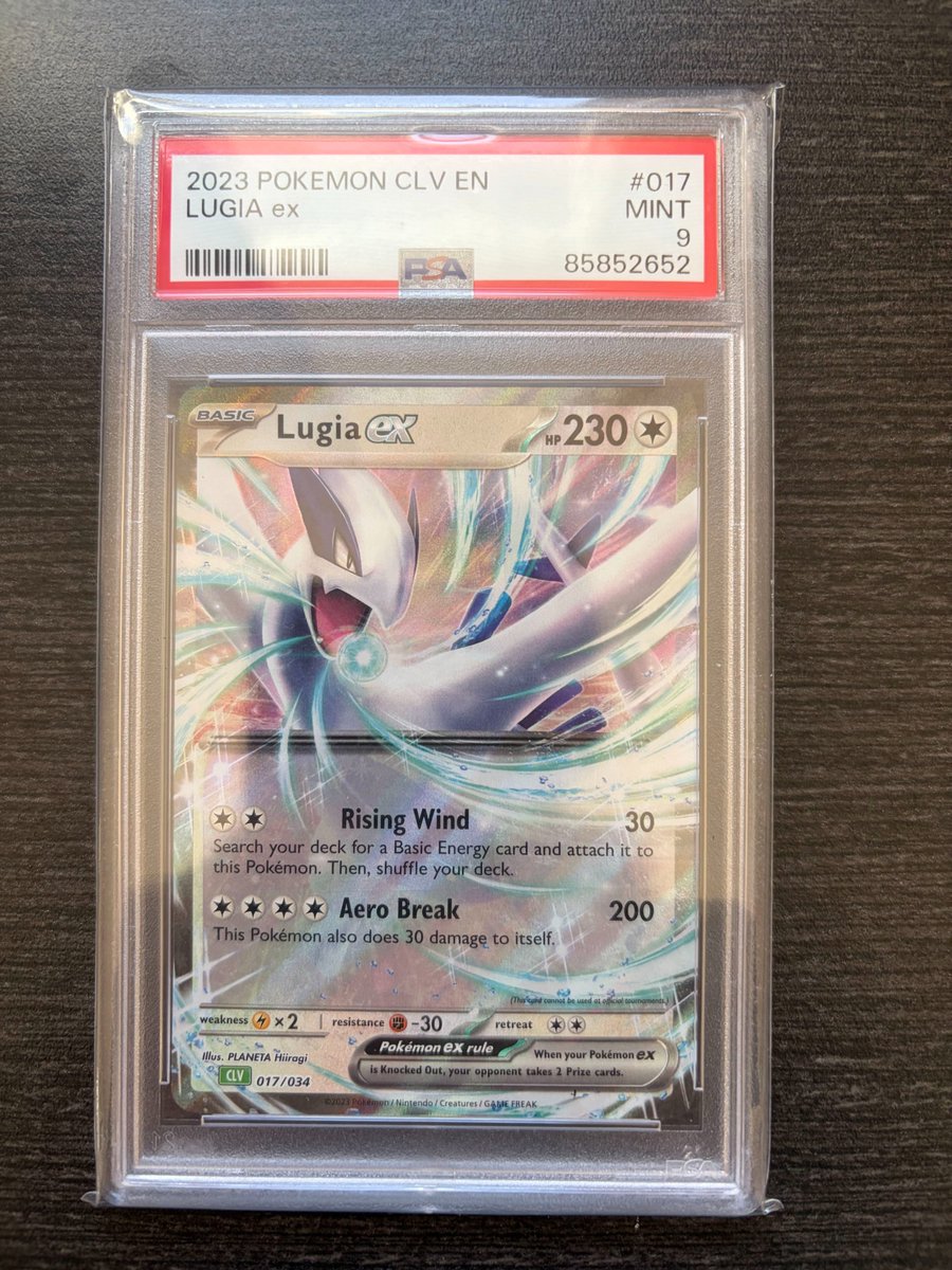slabgeek's tweet photo. 🚨 PSA 9 LUGIA EX GIVEAWAY 🚨

Giving away this PSA 9 Lugia to one collector 🔥

To enter:

> Follow @SlabGeek
> Like + repost this post 
> Reply with your favorite card

Winner picked next Friday.

Free to enter and US only. 

Good luck 🫡 https://t.co/wkxDYMkhyG
