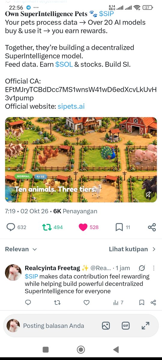 Realcyinta's tweet photo. @RoninCrypyo @sipets_ai https://t.co/lCVbt7MvWE