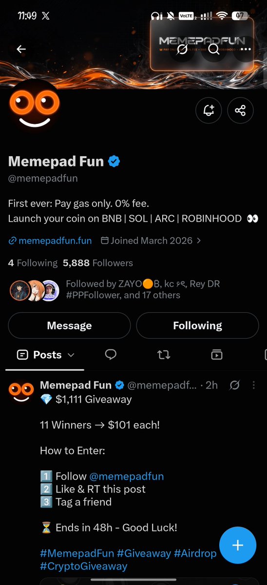 k1ss3sx08's tweet photo. @memepadfun Followed done
Liked and RT done
Tag a friend @joydephi
Thankyou fam @memepadfun 🙇🙏
#MemepadFun #Airdrop #CryptoGiveaway https://t.co/OLMP6guyzb