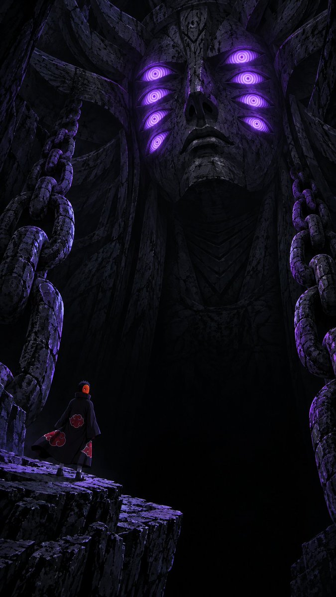 GuruWallpaper1's tweet photo. Under the same sky, every Akatsuki walks their own path into darkness. 🌑🔴 https://t.co/GpgWpMcu3J