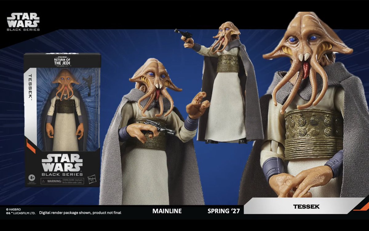 preterniadotcom's tweet photo. Star Wars Black Series Tessek. https://t.co/4DyBf89GTm