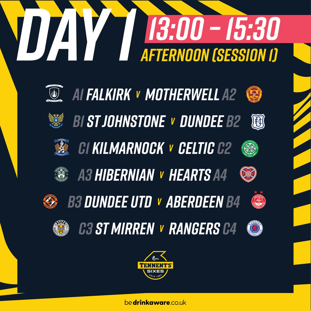 CelticFC's tweet photo. 🗓️ Today’s schedule at the Tennent’s Sixes! 
 
There’s still time to join us at Braehead Arena👇 
 
🔗 - https://t.co/q0Dghhonja
 
#CelticFC🍀 https://t.co/RbwK3GcSca