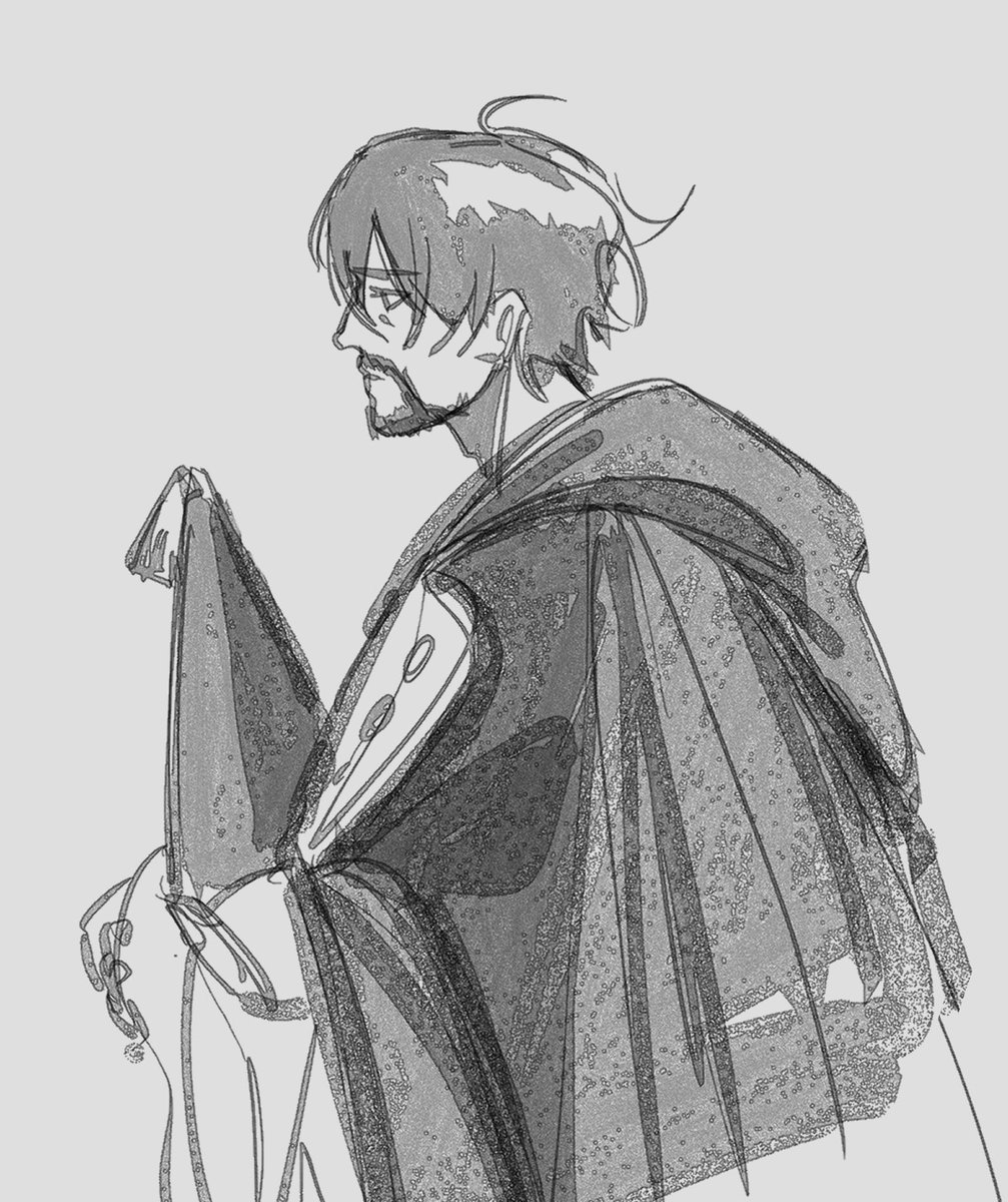 kaerispy's tweet photo. olruggio sketch to try out a new brush #olruggio #witchhatatelier https://t.co/qngPGUNJWR