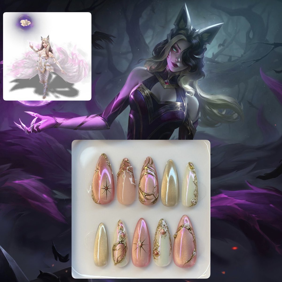 eviefoxiee's tweet photo. latest league of legends sets <3 https://t.co/2BhdWavNCR