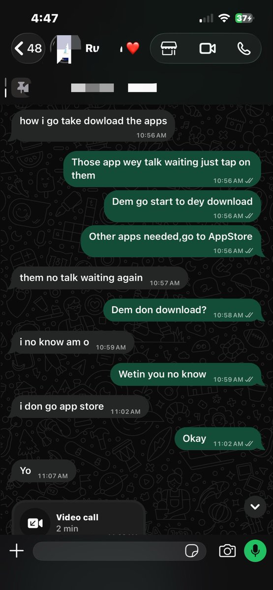 yakar_centered's tweet photo. I got an I phone for my friend yesterday and I haven’t had my peace since then🤧😂maybe i should have just left her with her android 😂I might just end up blocking her 😂 https://t.co/PSSzG2vMc3