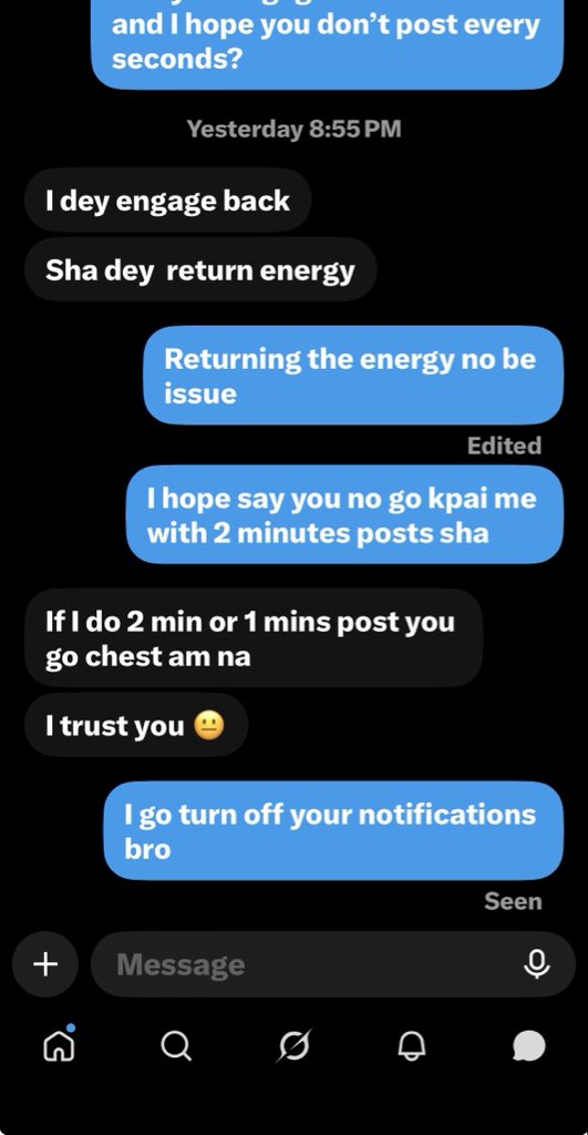 BigShaker01's tweet photo. I don’t know how you’ll take this, but I need to say it. I won’t keep engaging people who don’t reciprocate the same energy I give. If you’re posting every minute, I’ll simply turn off your notifications too. Nothing personal but I’ll always show love and engage my amazing mutuals. ❤️