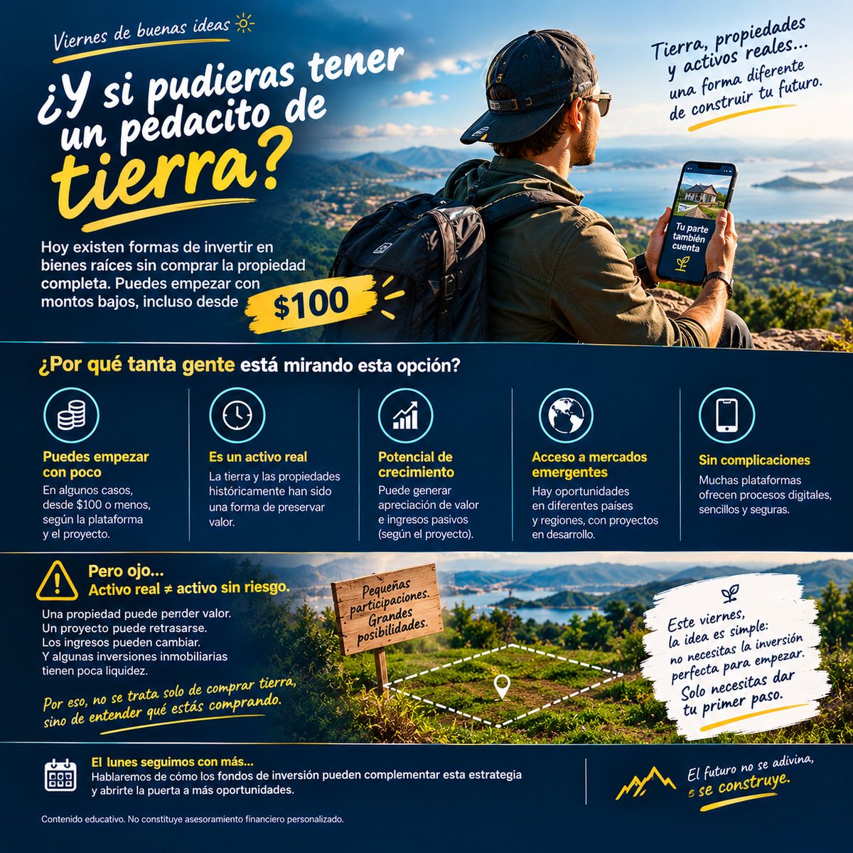 YoInvertir's tweet photo. ¿Y si pudieras tener un pedacito de una propiedad sin comprar la propiedad completa? #RealEstateInvesting #InversionInmobiliaria #BienesInmuebles #FinTok #MoneyTok #IngresosPasivos #Ahorro #StockMarket #Investing #Stocks #Trading https://t.co/jCHHDAk3sy