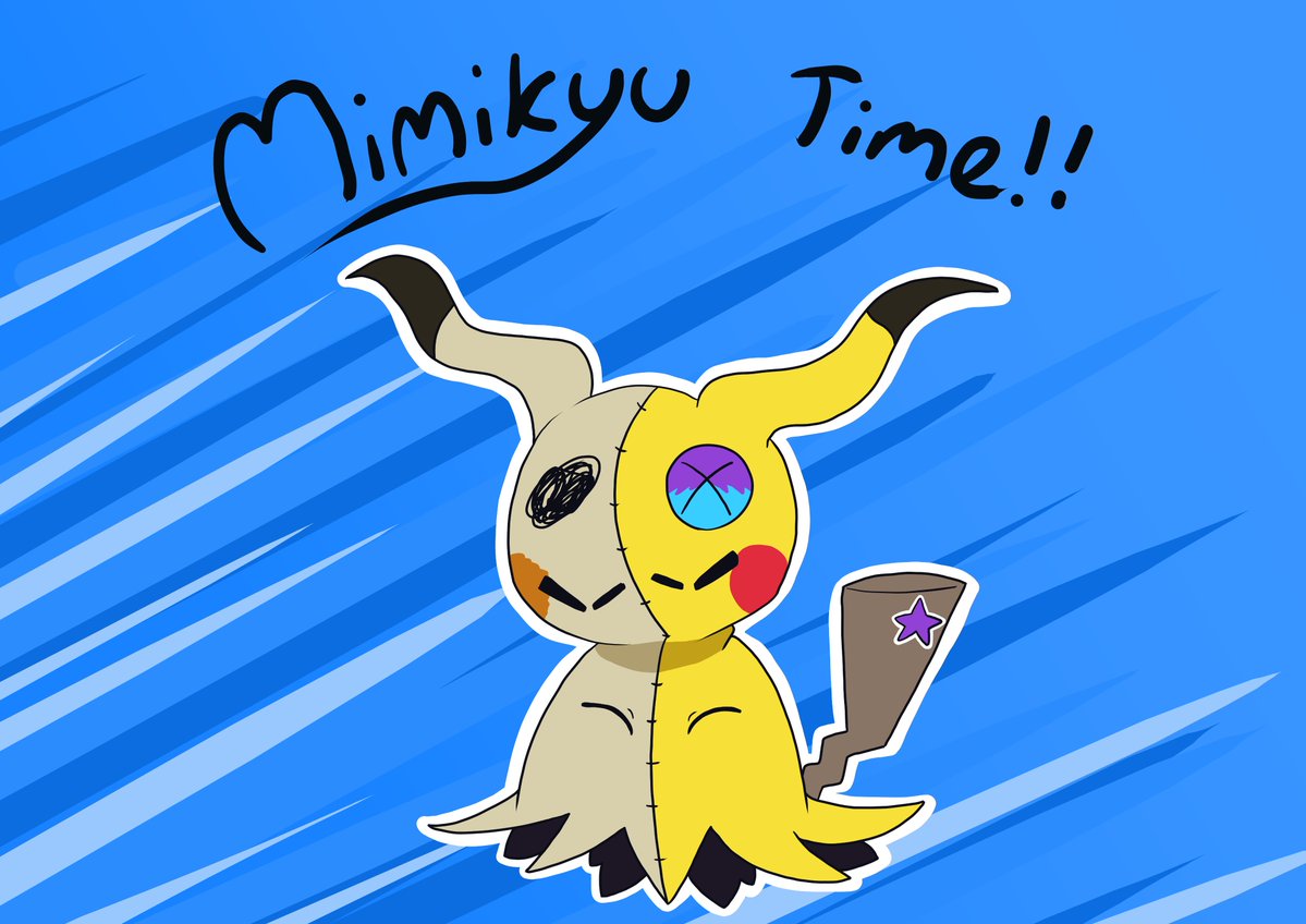 KOZZA2004's tweet photo. ✨️Its that time of year again!!✨️

Drop me you oc and i will turn it into a mimikyu... just like last year. ^^

Likes and repost is not needed but it would be amazing if you do. 😁 

I will try to post one each day untill spooky month is over. But i am a very busy guy at work.

#pokemon #mimikyu #art