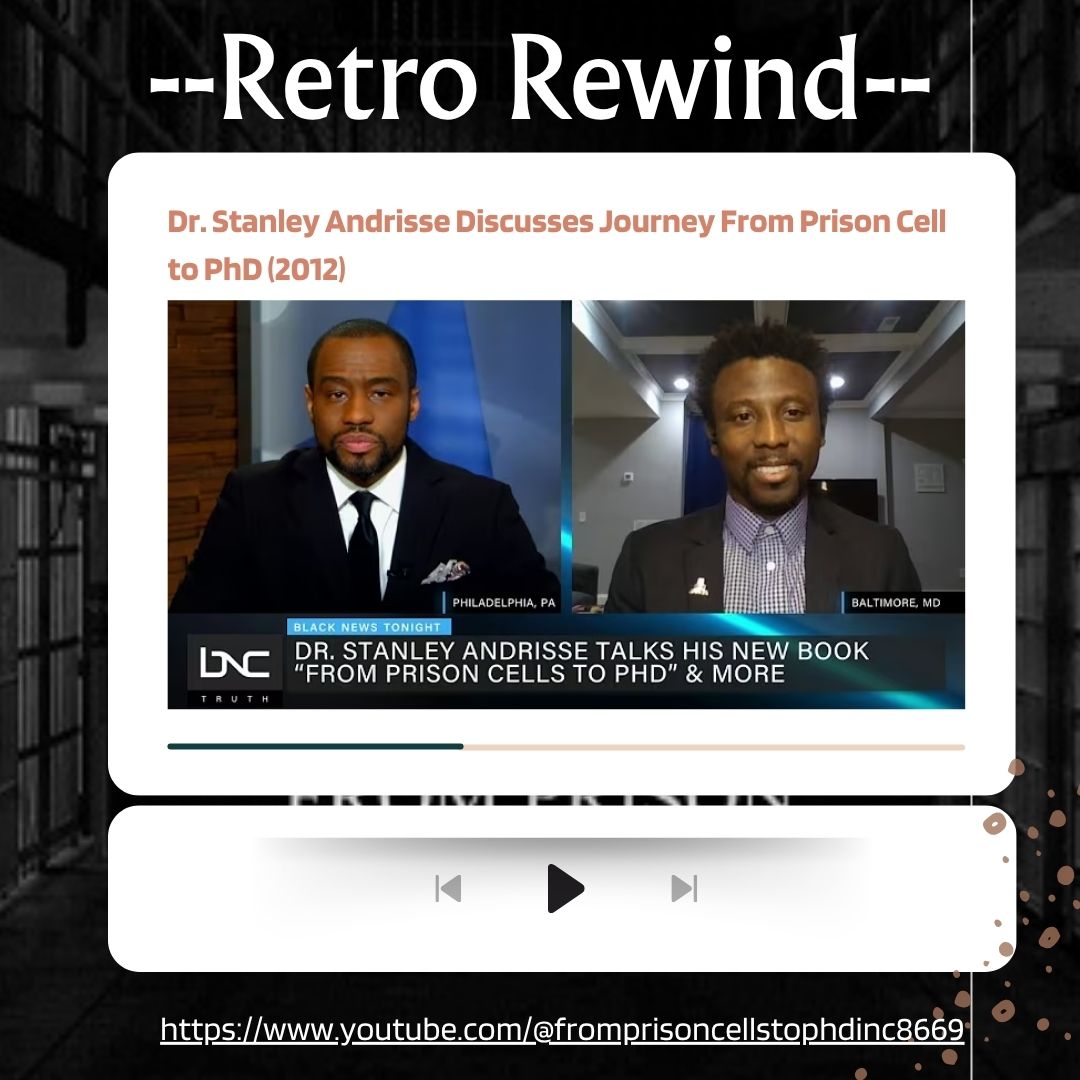 prison2pro's tweet photo. Before the PhD, there was a prison cell.

In 2021,@Dr_Andrisse  shared how a 10-year sentence became a journey to science, education, and leadership.

Five years later, the message still hits: people are more than their worst decision.

https://t.co/6AteZB1hS0

 #P2P https://t.co/W0UWJyGWWG