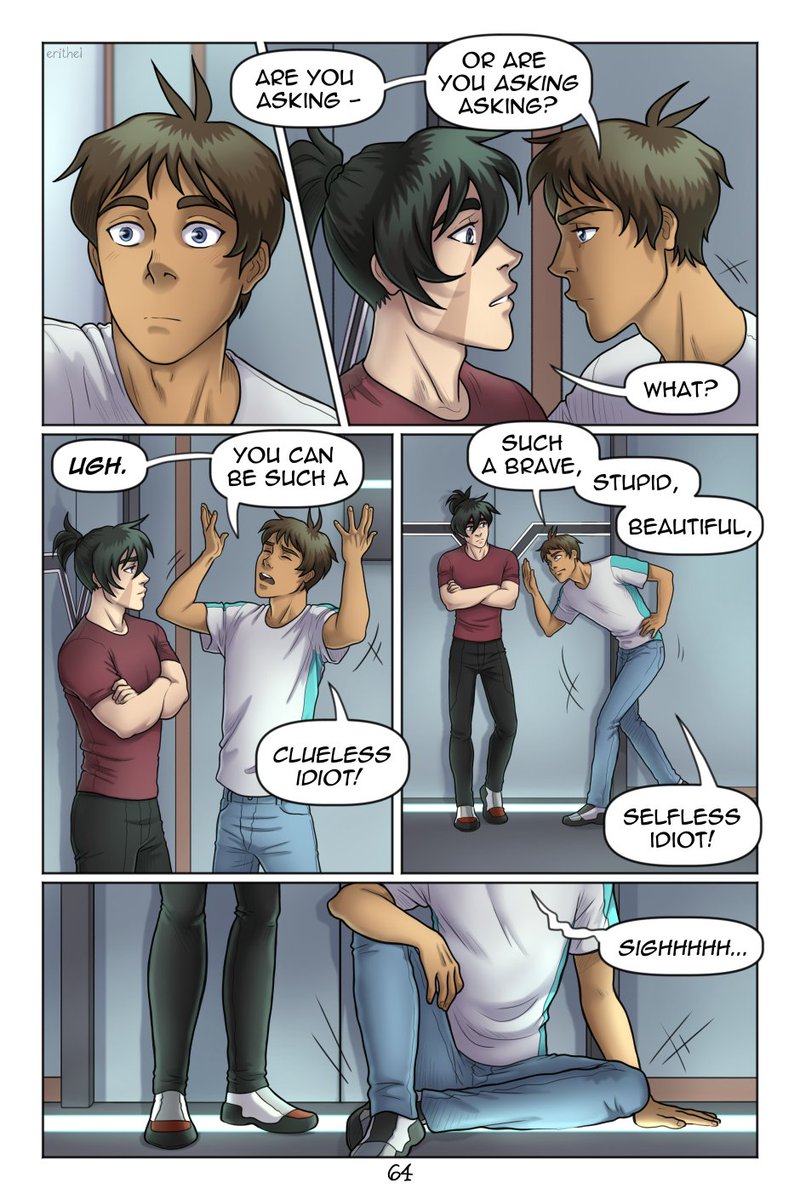 ErithEl's tweet photo. SOMEONE Page 64

#klance #someonecomic #fancomic #klancecomic https://t.co/veHUdpdF6o
