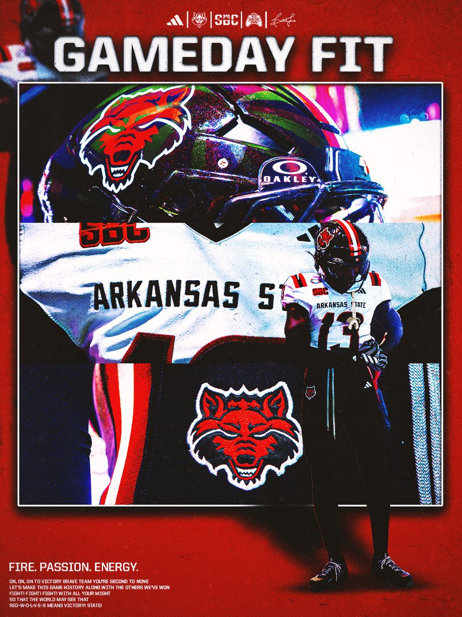 AStateFB's tweet photo. Week 5️⃣ Threads 🪡🧵

⚫️
⚪️
⚫️
⚫️

🆚Louisiana-Lafayette 
🗓️Saturday, October 3rd
📍Lafayette, Louisiana
🏟️ Cajun Field 
⏰7:02 PM Kickoff

#WolvesUp🐺 X #FPE https://t.co/EdxxL4jGao