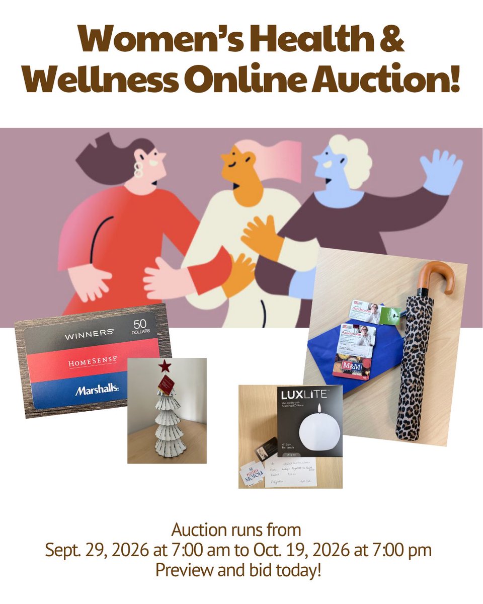 LangsCommunity's tweet photo. Gift cards, cozy finds and a little holiday charm. 🎄
Our Women's Health &amp; Wellness Online Auction is open. Every bid supports programs that help women in our community feel cared for and connected.
Open until Oct. 19 at 7 pm. Preview and bid: https://t.co/eBkTGXQnSi https://t.co/JZTI6OILYl
