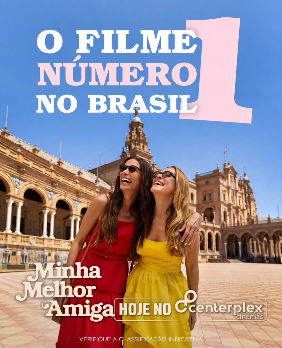 EvaFriesexk's tweet photo. Absolute success! “My Best Friend” is Brazil’s number one movie! Invite your friends, get your tickets, and see Ingrid Guimarães and Monica Martelli together on the big screen for the first time. Now showing at Centerplex. Check showtimes and get https://t.co/ZsqW7xrSnj