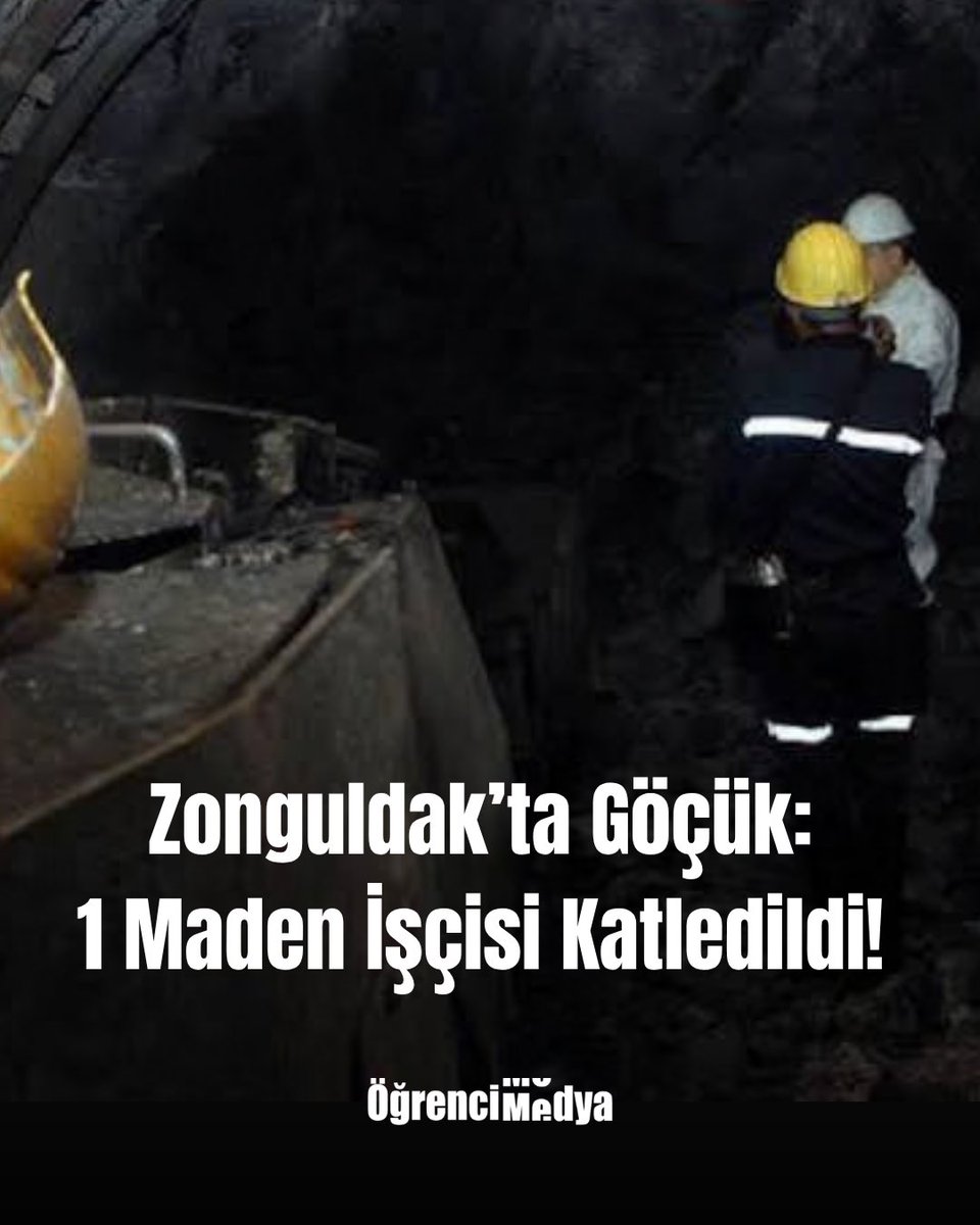 Ogrencimdy4's tweet photo. Zonguldak’ta Kaçak Maden Ocağında Göçük: 1 Madenci Katledildi!

Zonguldak’ın Kilimli İlçesinde E.Ç isimli kişi tarafından kaçak olarak işletilen maden ocağında göçük meydana geldi.Madenci Muhammet Çelik hayatını kaybetti.

Maden ocağı 15 gün önce patlayıcı madde ile imha edilip mühürlenmiş ve kaçak olarak tekrar işletilmeye başlanmış.