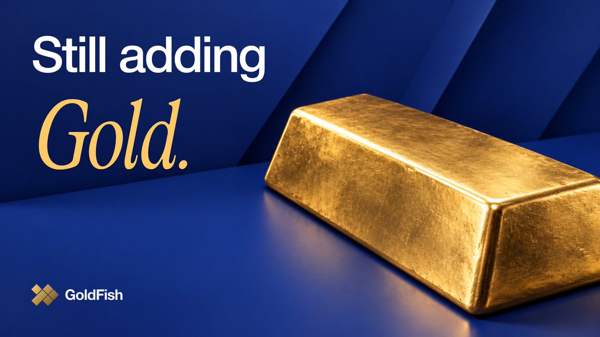 goldfishggbr's tweet photo. Gold is still competing for capital with yields above 5%

But investors aren't always looking for the highest return.

Yield-paying assets compound capital in strong markets, while gold is held as a hedge against risk and loss in drawdowns.

That's why investors hold both, and their gold holdings are still growing. Gold ETFs bought for five straight sessions and now hold the most gold since August 2022.

Hard to say 5% yields are pulling investors out of gold when the funds are still adding to it.