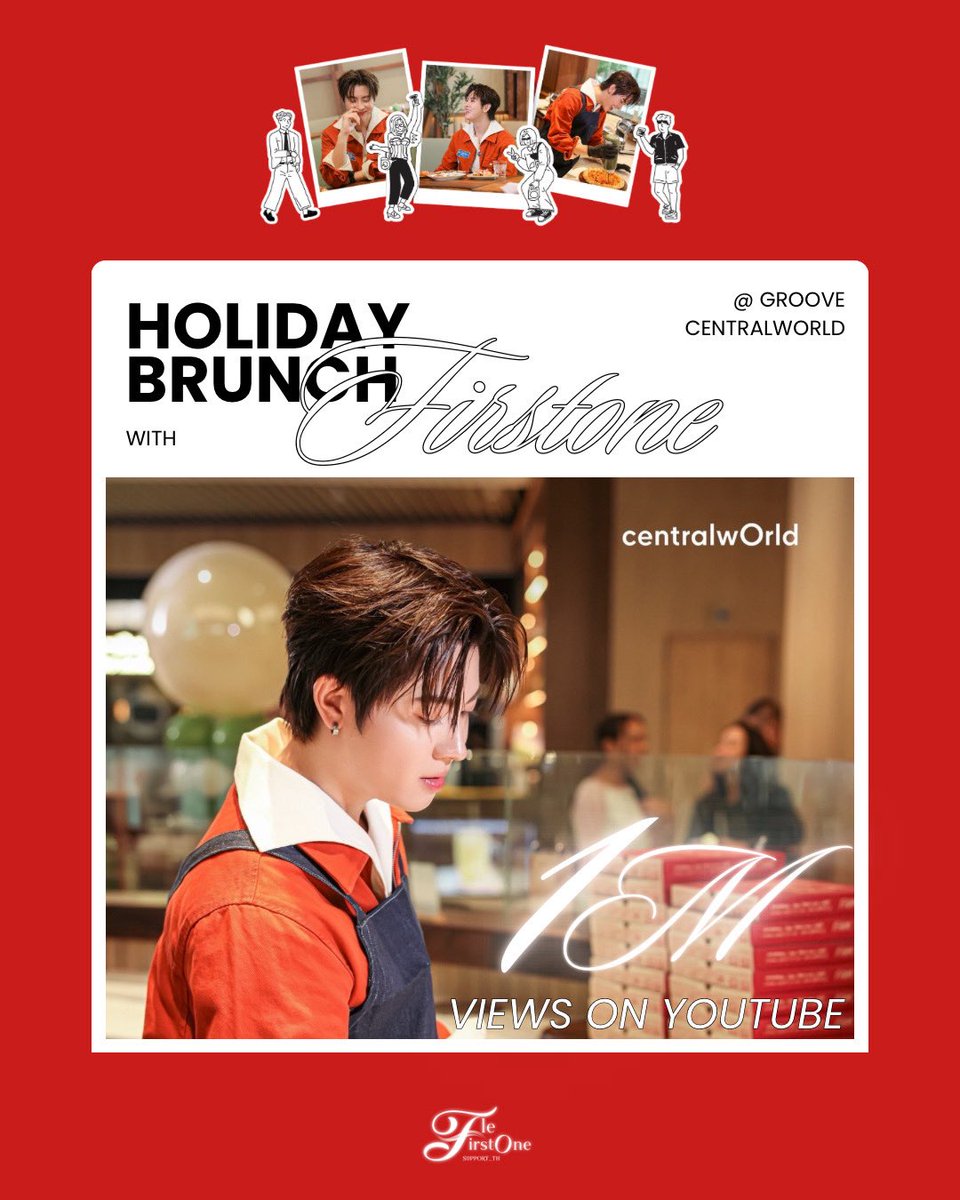 TleFirstoneTH's tweet photo. [VLOG] 🎈 Holiday Brunch with #Firstone at Groove centralwOrld  1M views 🎉🩷

 Congrats น้องเฟิร์สพาไปทำพิซซ่าครบ 1 ล้านวิวแล้วค้าบ ไหนใครยังไม่ดูบ้างง 🙌🏻
🔗 : https://t.co/VSgUSAHaZ5
 
FIRSTONE AT CENTRALWORLD
#CTWxGroovexFirstone

꒰ ♡𝄞 #TLE_mtm #Firstone  
#TleFirstone #เติ้ลเฟิร์สวัน ✩˖ ꒱