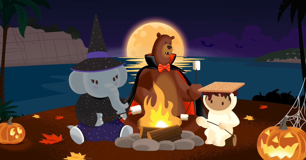 SalesforceAdmns's tweet photo. 🎃🍫 No tricks, just new skills and a chance at a sweet surprise. 

Complete the Campfire Stories Quest and celebrate #TrickorTrailhead with a little learning by the fire. 

Start the Quest: https://t.co/fEBRJvPxzG 

Restrictions apply. See Official Rules. https://t.co/oW0mWNmZpv