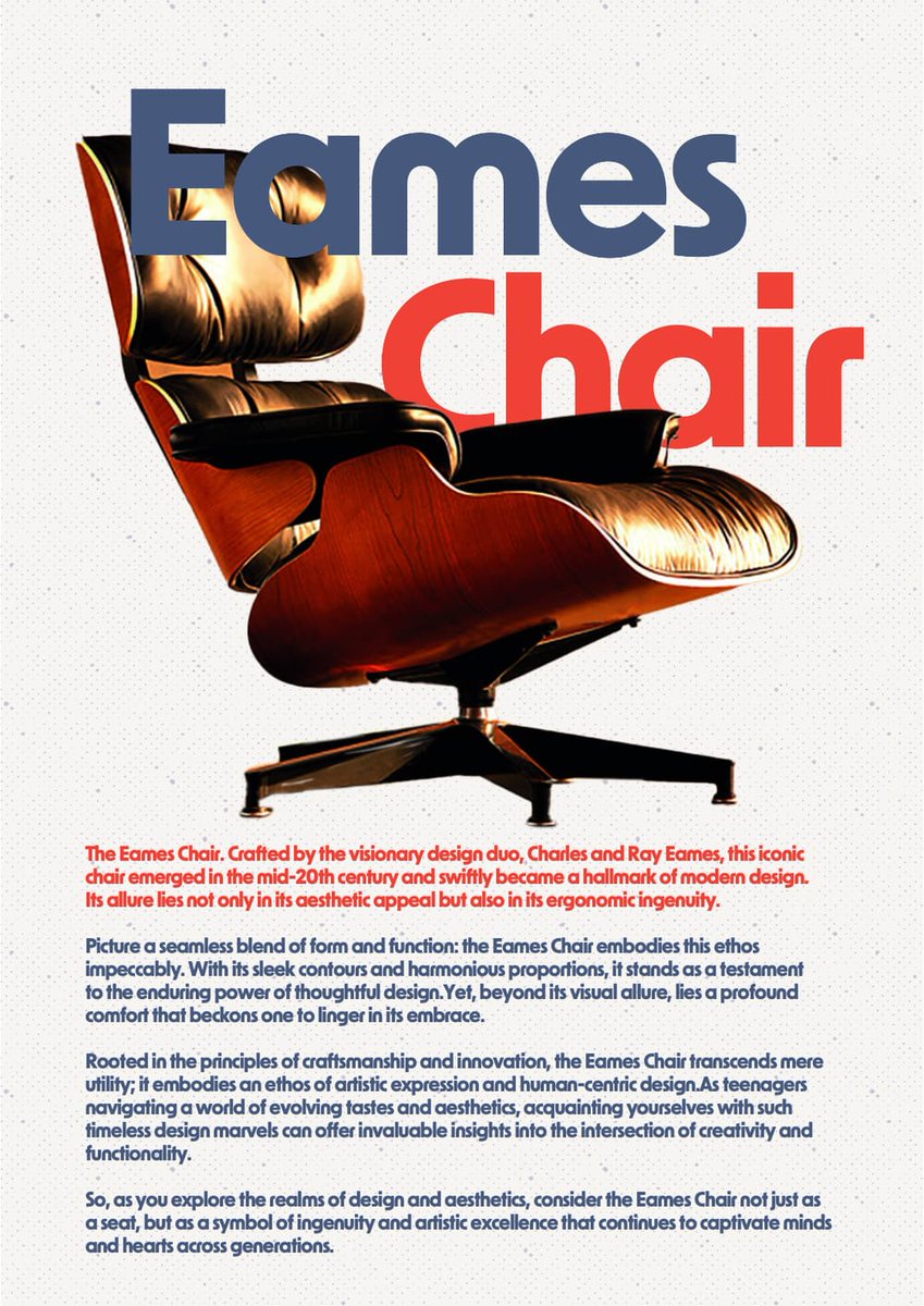 trylearnmix's tweet photo. Eames Chair - design classics — ready for your classroom. learnmix. com/r/cd6jx0p-x #UKTeachers #Learnmix https://t.co/g0wkTth9E5