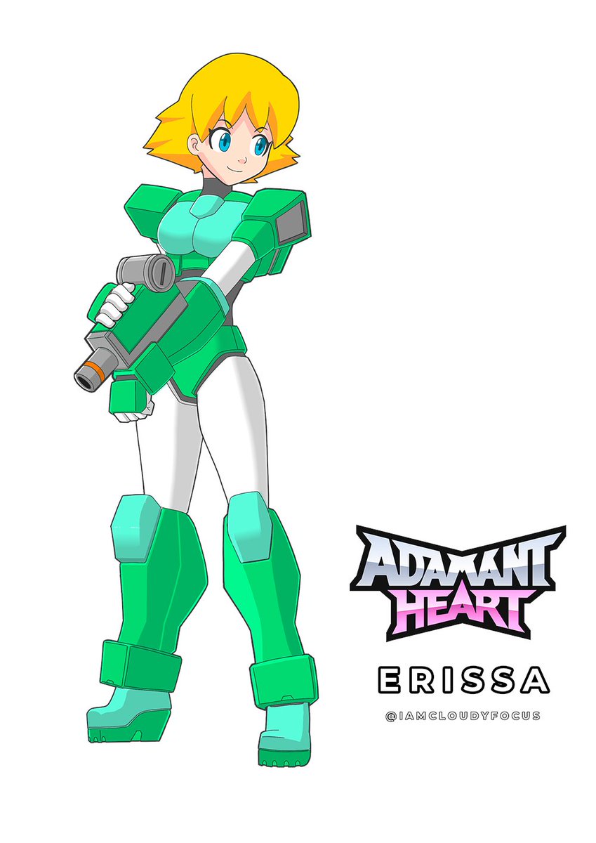 iamcloudyfocus's tweet photo. Seeing @Cornf_Blue's Lina made want to pick up a pencil. Decent enough, but still a long way to go. Here's the first official concept art of Erissa! https://t.co/a32wSSJanW
