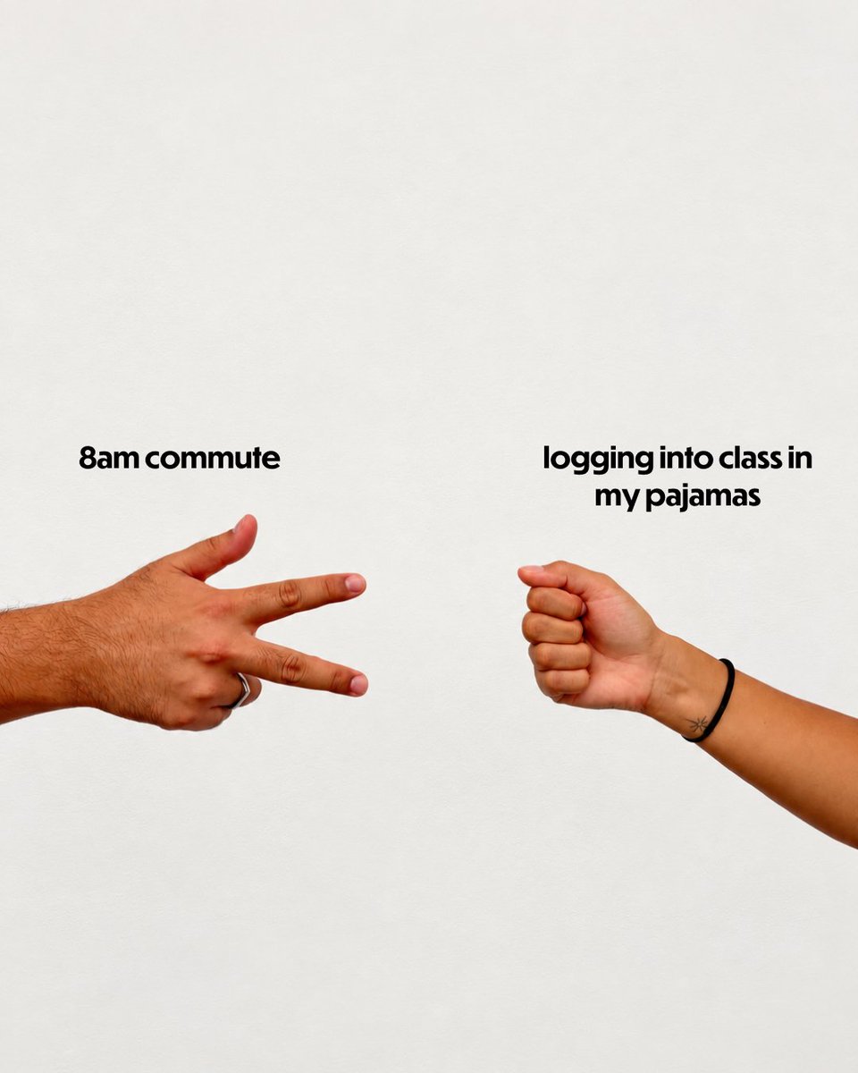Campusgrad's tweet photo. Rock, paper, scissors says… Campus edition. https://t.co/aeX2IUKyS0