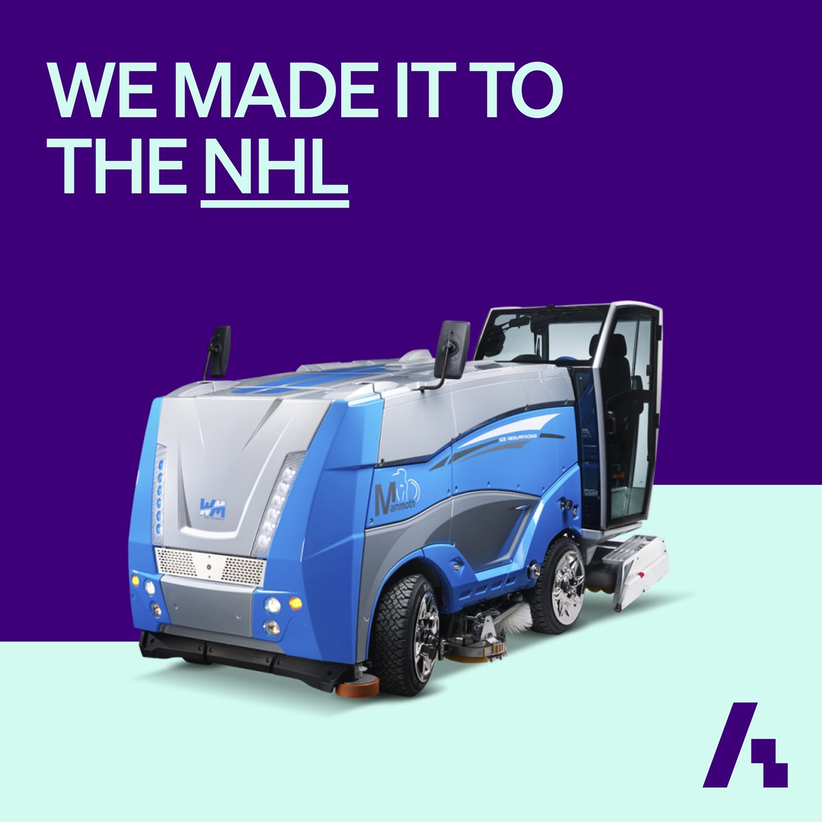 about_bits's tweet photo. Our software just hit @NHL ice. 🏒🧊

WM technics' driverless Mammoth Autopilot 3D now resurfaces the ice at the @Avalanche practice facility, an NHL first.

Our app turns its data into insight for ice crews and lets them run the autopilot. ~500 autonomous runs since July. https://t.co/53nZlVeXCJ
