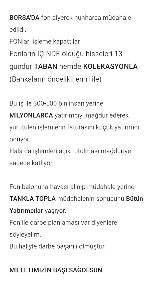 didahkmm's tweet photo. Borsa İstanbul'da son günlerde yaşanan gelişmeler 

#CevdetYılmaz
@SavciSayan
#AnaParaAçıklamaBekliyor
#AnaparamızıVerin
@_cevdetyilmaz
@RTErdogan
@spkgovtr
@memetsimsek
@rotasizborsaci https://t.co/uYMlQWgnES