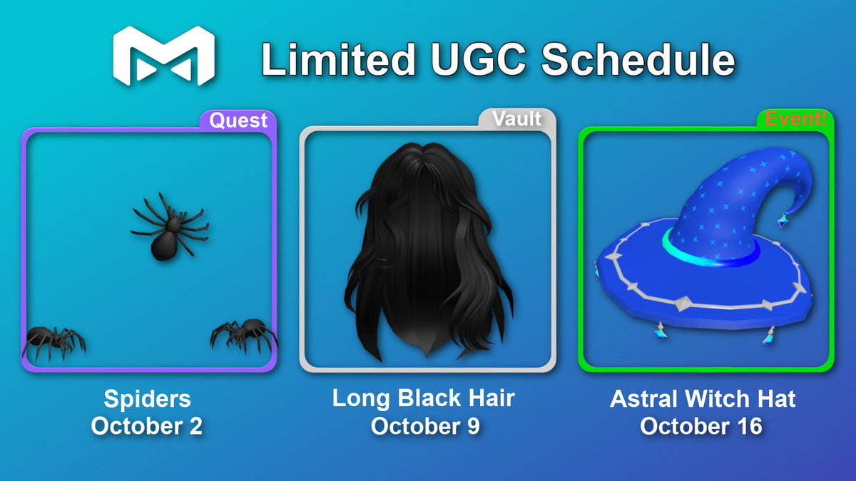 lilygia's tweet photo. Happy October 🎃
NEW Medal Free Limited UGC quests on Roblox!
👀 Special Event announcement coming soon
👉 More info in comments https://t.co/GZG8LlS1Si