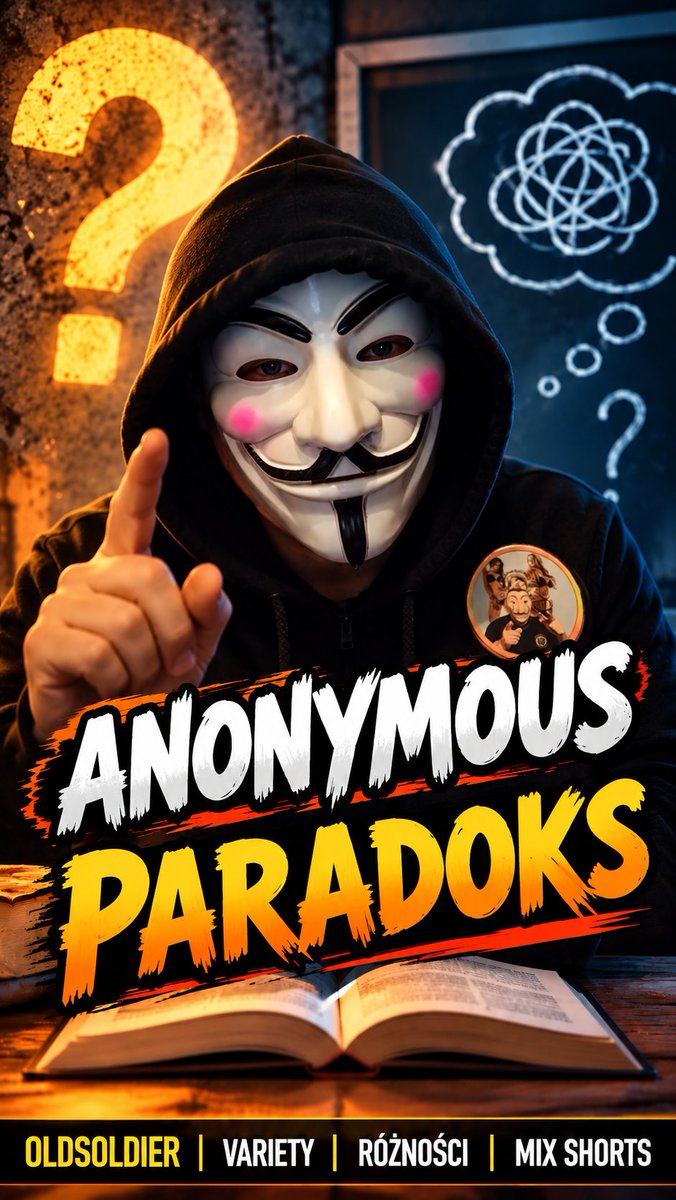 LoriannaPL's tweet photo. Anonymous ma dla Ciebie pewien dziwny paradoks… 📷📷 Trochę zagadki, trochę absurdalnego humoru i pytanie, które może zmusić Cię do chwili zastanowienia. 
Potrafisz rozwiązać go, zanim poznasz odpowiedź? 📷

Obejrzyj tutaj: https://t.co/bBKLKiklGd

 #paradoks #humor #suchar https://t.co/ResmkHSyzV