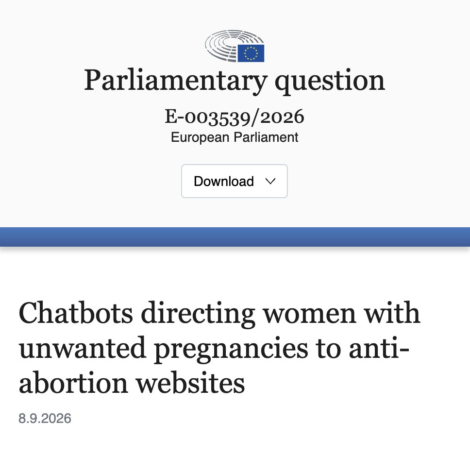 KristenWaggoner's tweet photo. NEW: EU politicians are pushing for the censorship of pro-life ideas online. ⬇️ 

In recent years, ADF has warned about the EU effort to control and censor the internet—not just in Europe, but around the world. 

Now we’re getting a glimpse of what a Brussels-controlled internet would look like. 

Recently, more than 65 members of the European Parliament officially questioned the European Commission about chatbots—such as ChatGPT, Grok, and Claude—that don’t consistently parrot pro-abortion talking points. 

Rather than exclusively citing government or pro-abortion sources, these MEPs complained, some chatbots are directing users to pro-life content. Framing this as a threat to “the health, safety and fundamental rights of people in Europe,” these MEPs invoked the Digital Services Act, asking: “what steps has [the Commission] taken to investigate and address this issue?” 

If there were ever any doubt that the EU’s censorship efforts are aimed at narrative control—not mere “online safety”—those doubts should now be put to rest. 

Pro-life views have every right to compete in the online marketplace of ideas. 

And free speech advocates everywhere must push back against EU censorship if they want that marketplace to remain open and free.